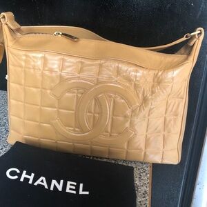 Chanel east west chocolate  bag